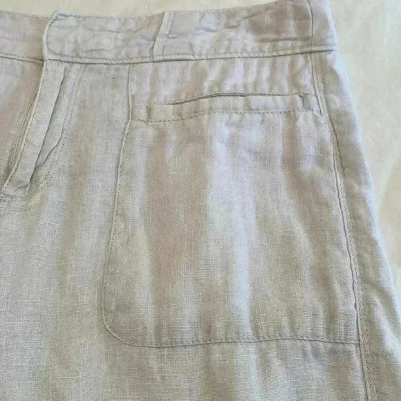 Sanctuary 100% Linen Cream Colored Cropped Pants in Size 25, US Size 2. - Picture 3 of 12